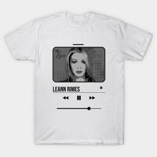 Music player | LeAnn rimes | V.black T-Shirt